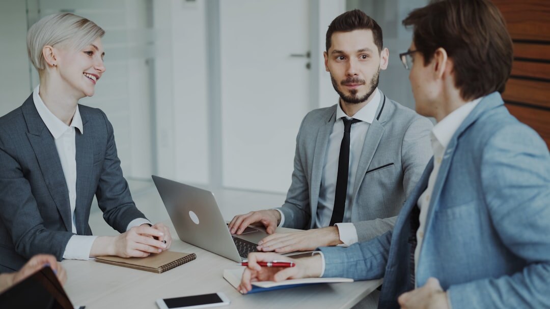 business people meeting in office